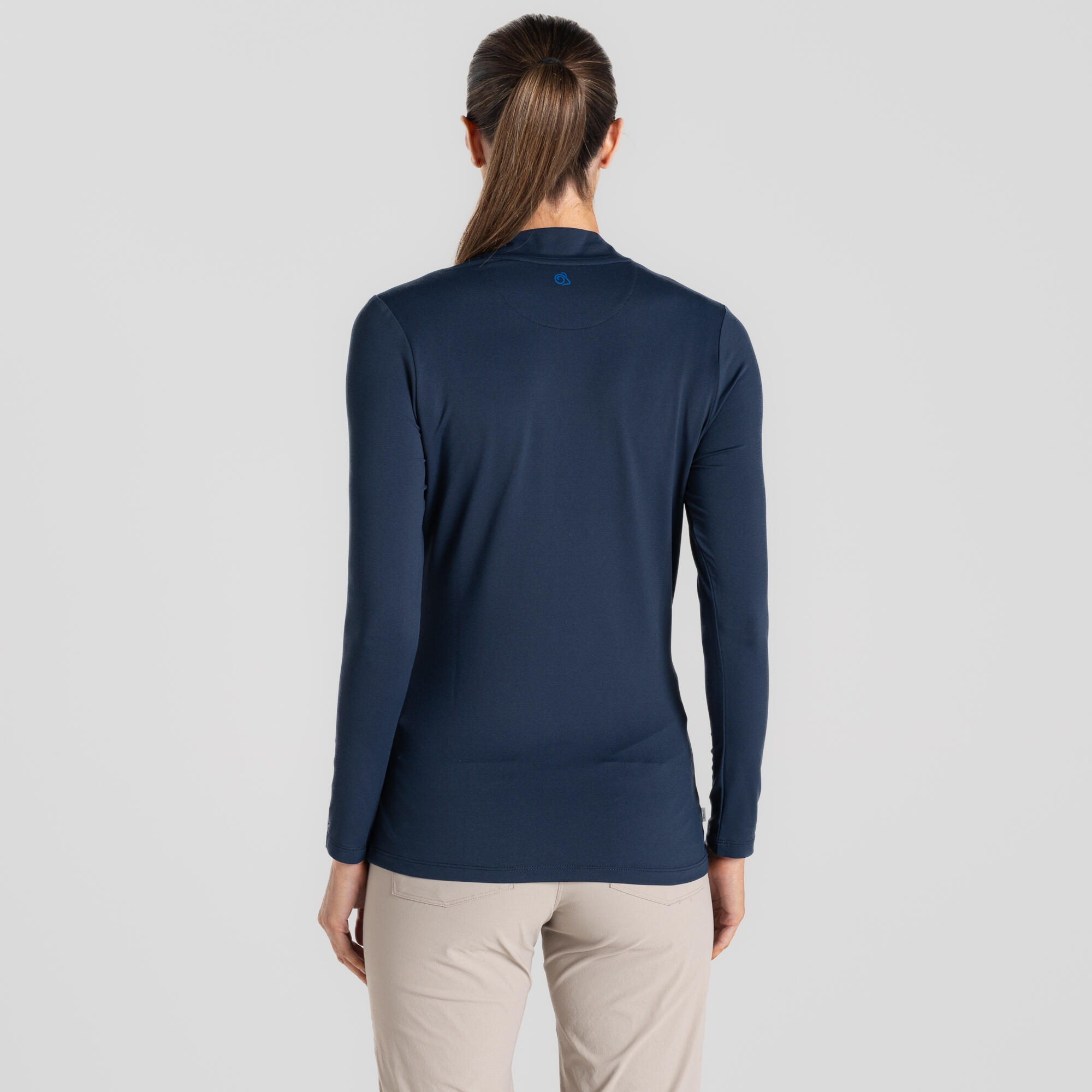 Womens Golf NosiLife Long Sleeved Mock Neck Top 3/6