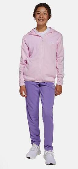 Tuta ragazza adidas performance essentials - rosa/viola