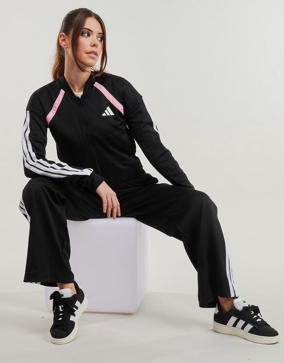 Tuta donna adidas teamsport - nero 5/5