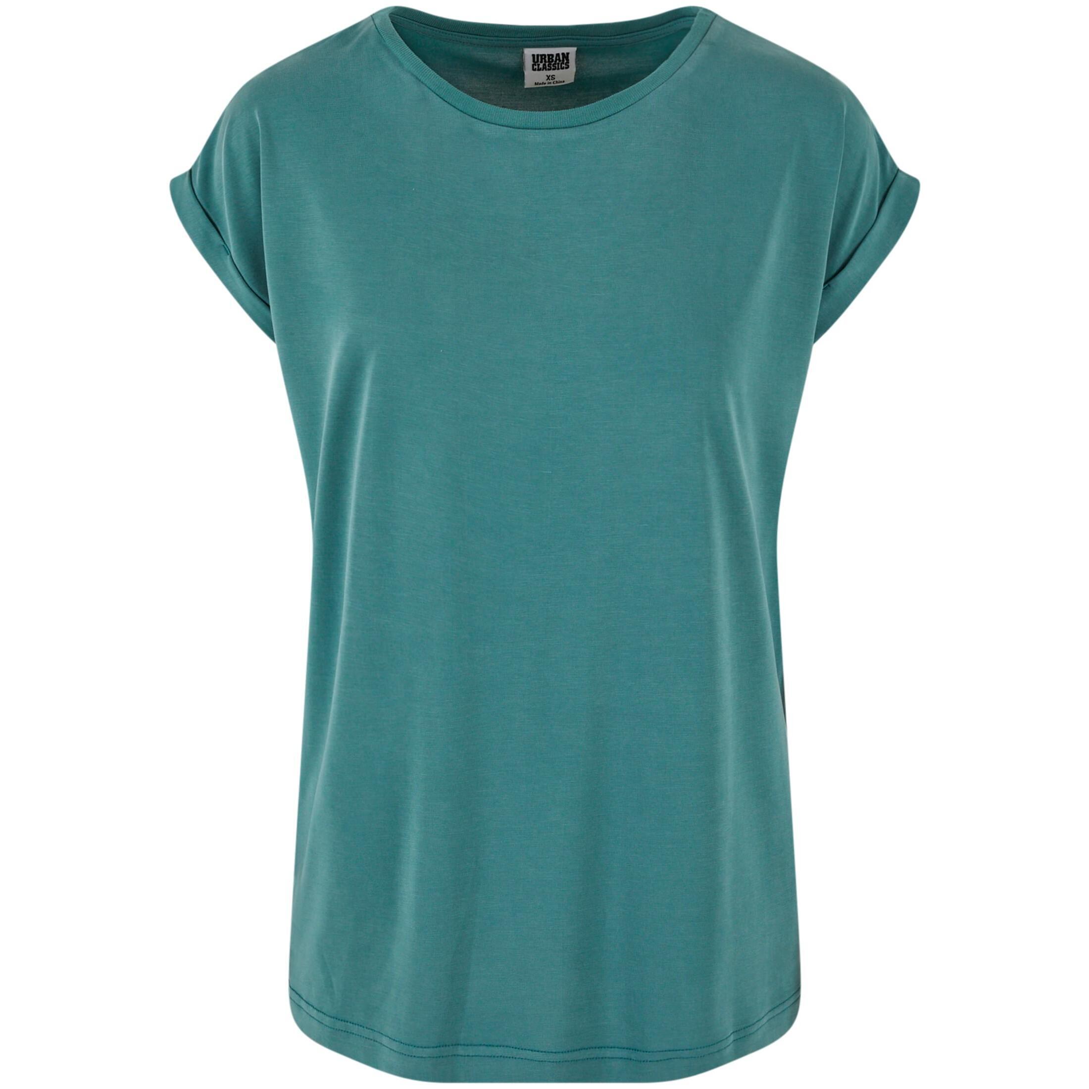 URBAN CLASSICS T-shirt donna a spalla lunga in modal Urban Classics