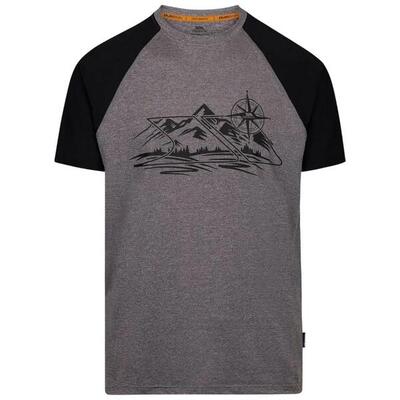 Heren fullmer mountain tshirt (grijze mergel)