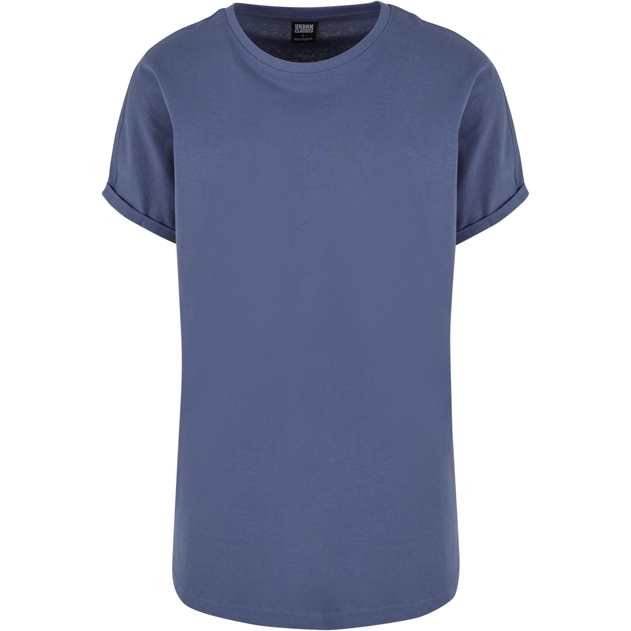 URBAN CLASSICS Longline lapel T-shirt Urban Classics