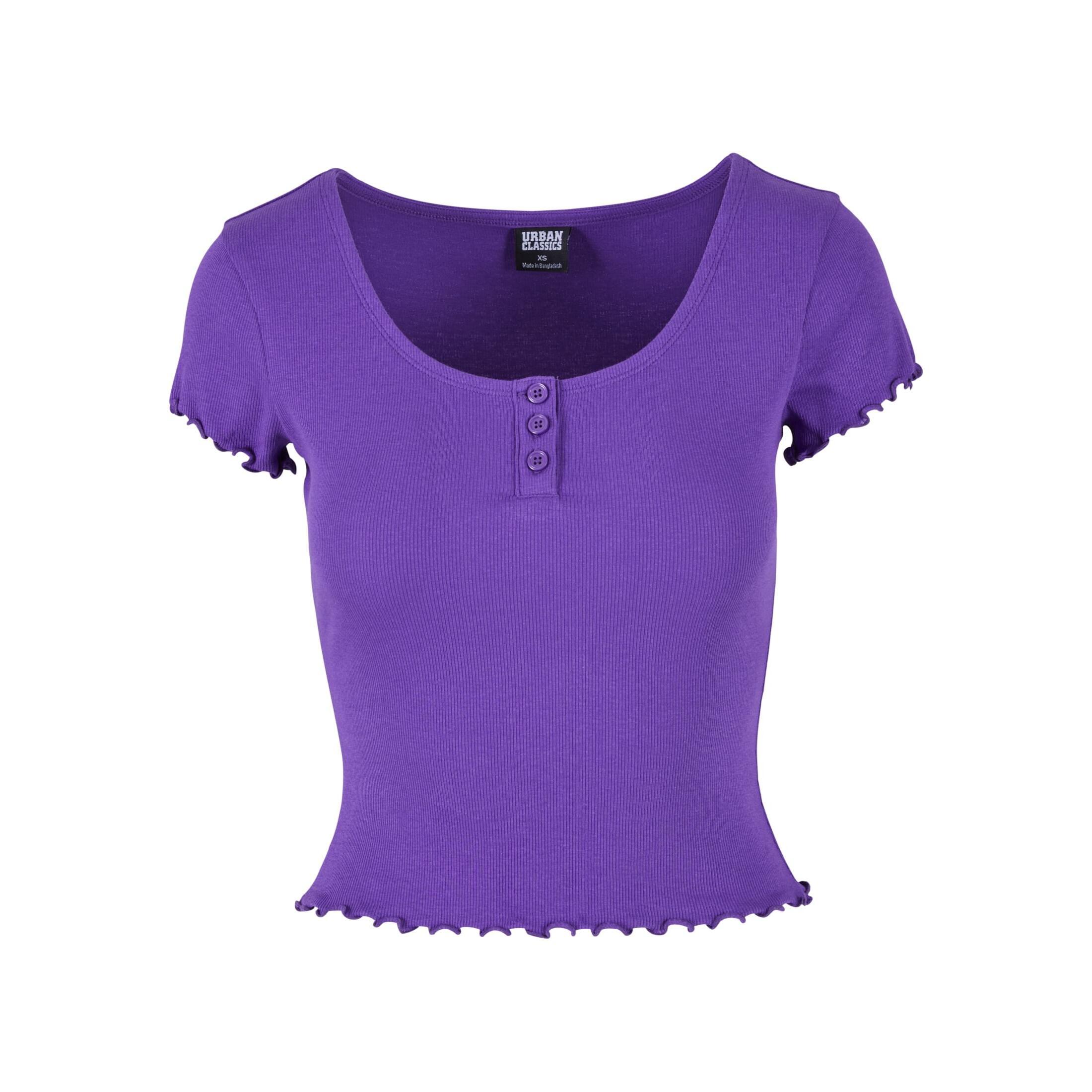 Urban Classics - T-shirt Femme Urban Classics Babylock - T-shirt Manches Courtes - Violet - 56 3xl - Decathlon