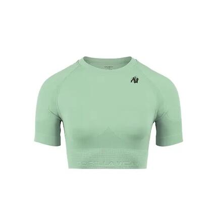 Whitney Seamless Crop Top - Groen