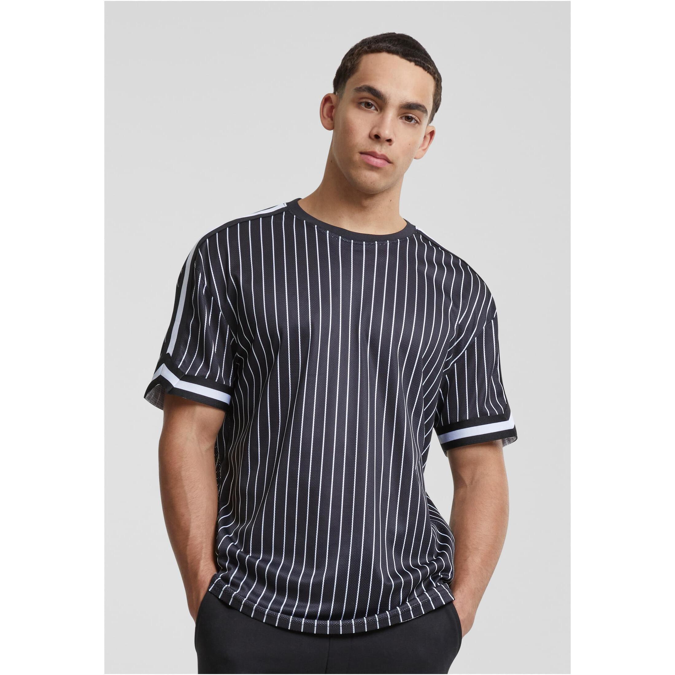 URBAN CLASSICS Oversized striped knit T-shirt Urban Classics