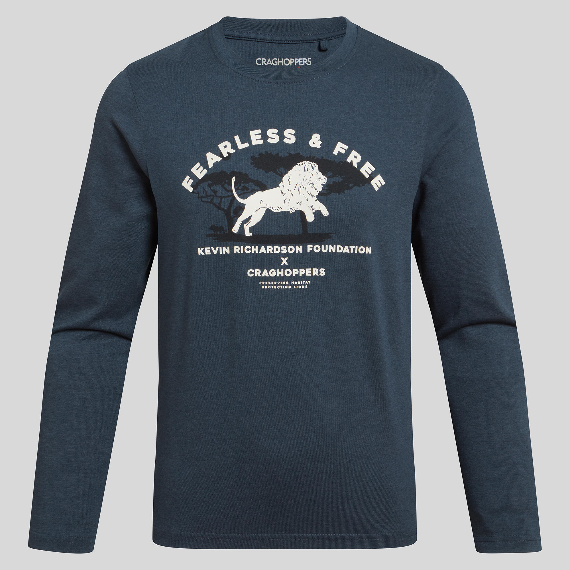 CRAGHOPPERS Kids NosiLife Cruz Long Sleeved T-Shirt