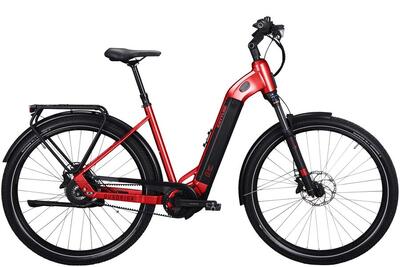 E-Citybike Quadriga Duo CX E-TR 1250 Wh E-Bike Damen 50 cm M Rot 29 Zoll