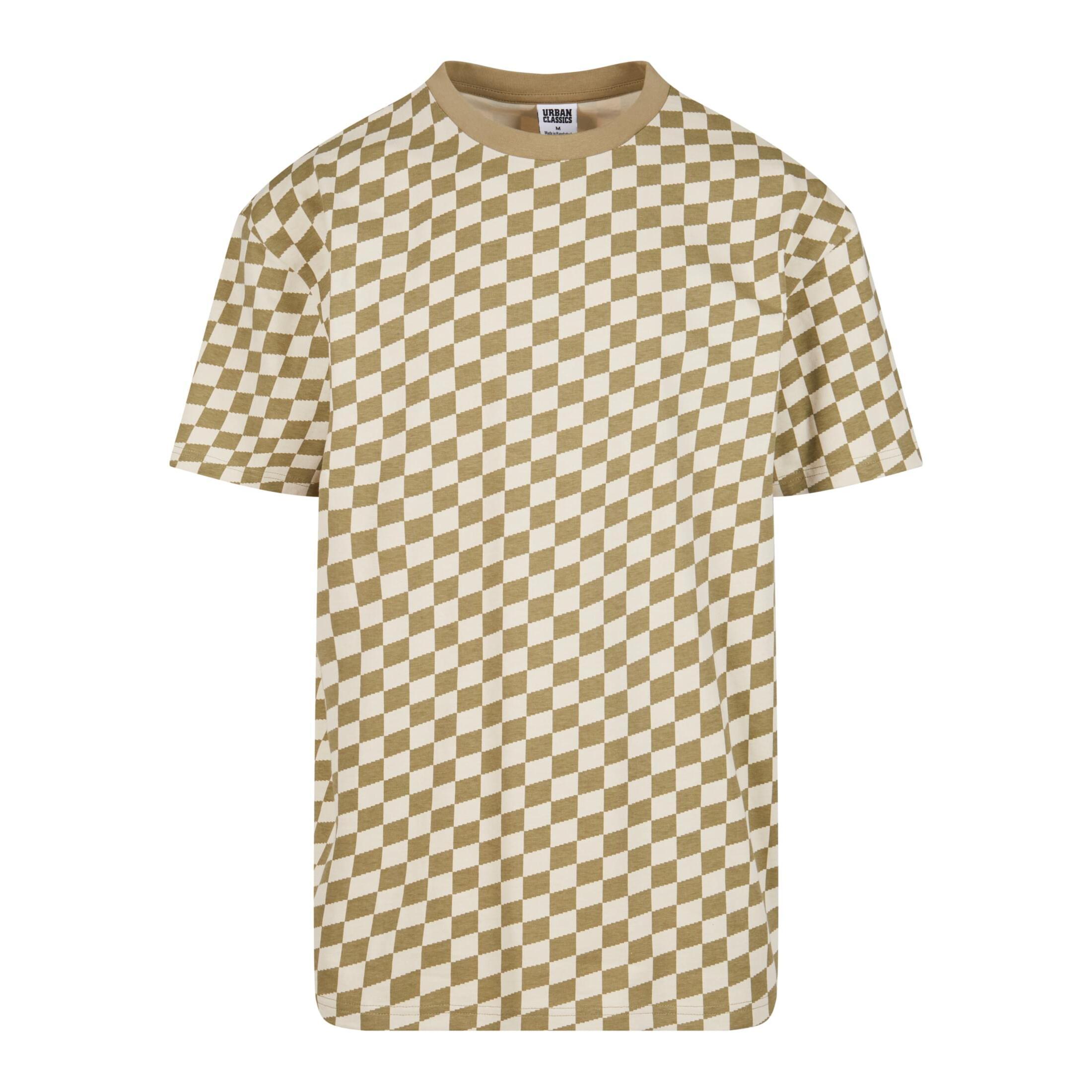 URBAN CLASSICS T-shirt oversize a quadri Urban Classics