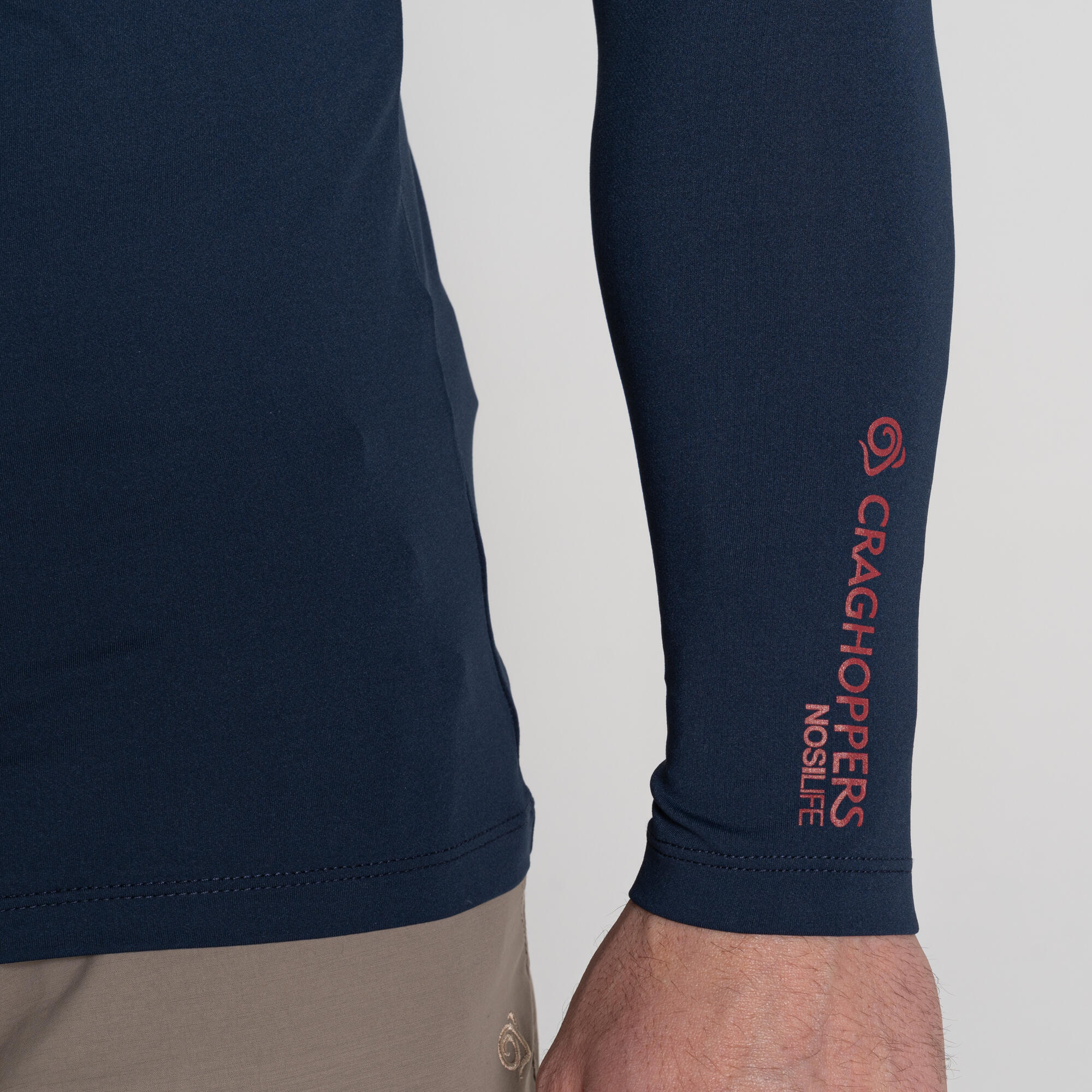 Mens Golf NosiLife Long Sleeved Mock Neck Top 2/6