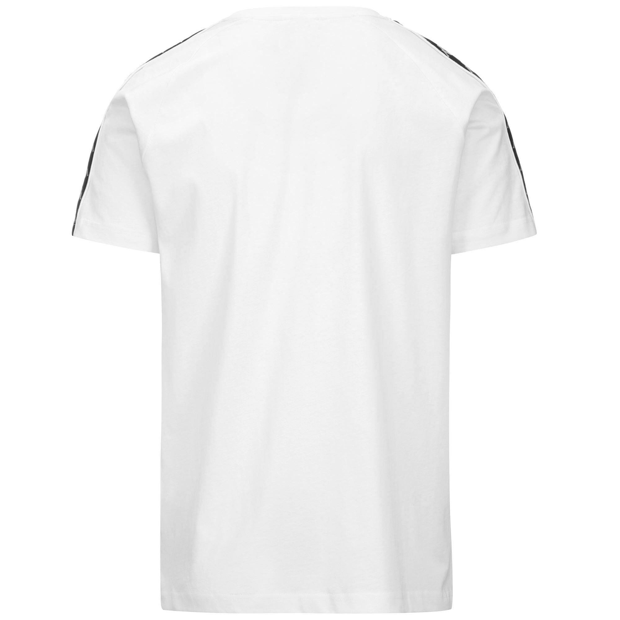 T shirt maglietta da uomo in cotone bianco da sport street 4/7