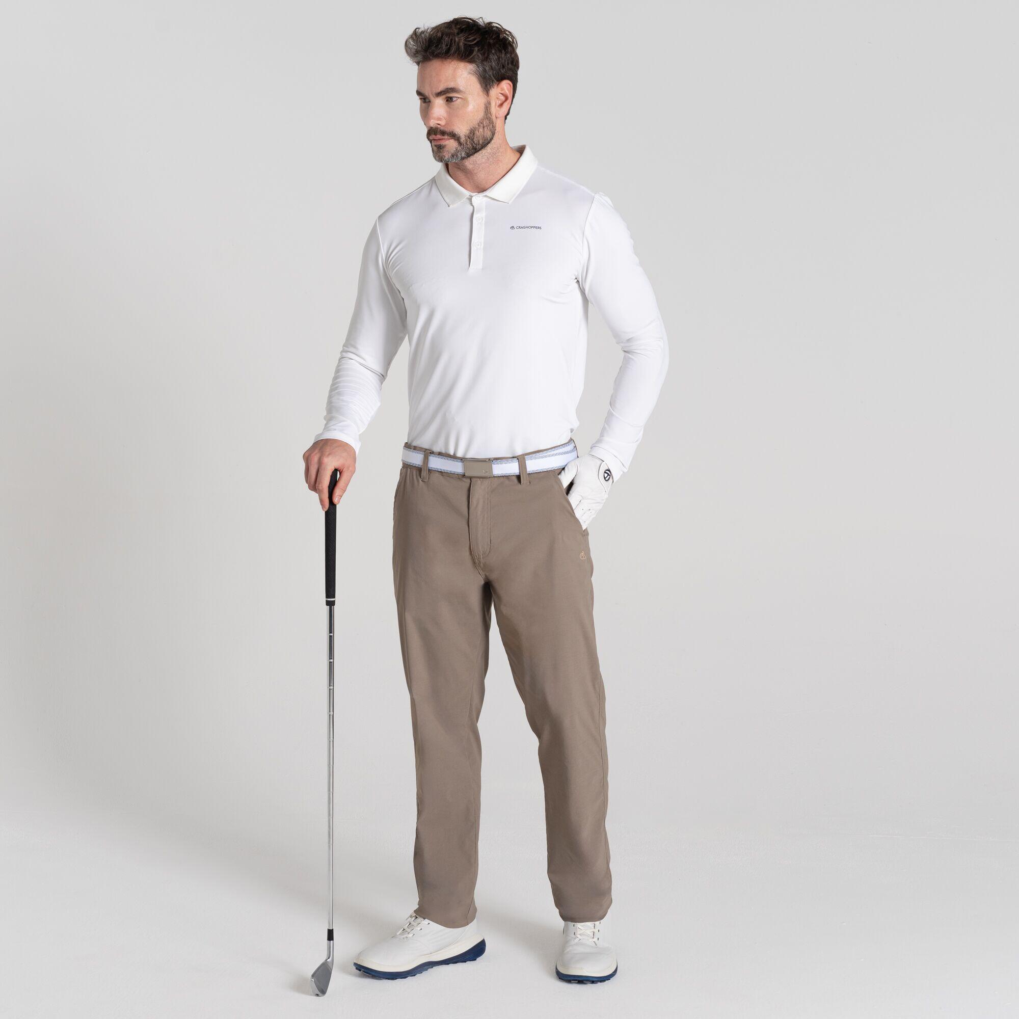 Mens Golf NosiLife Bramshaw LS Polo Top 4/6