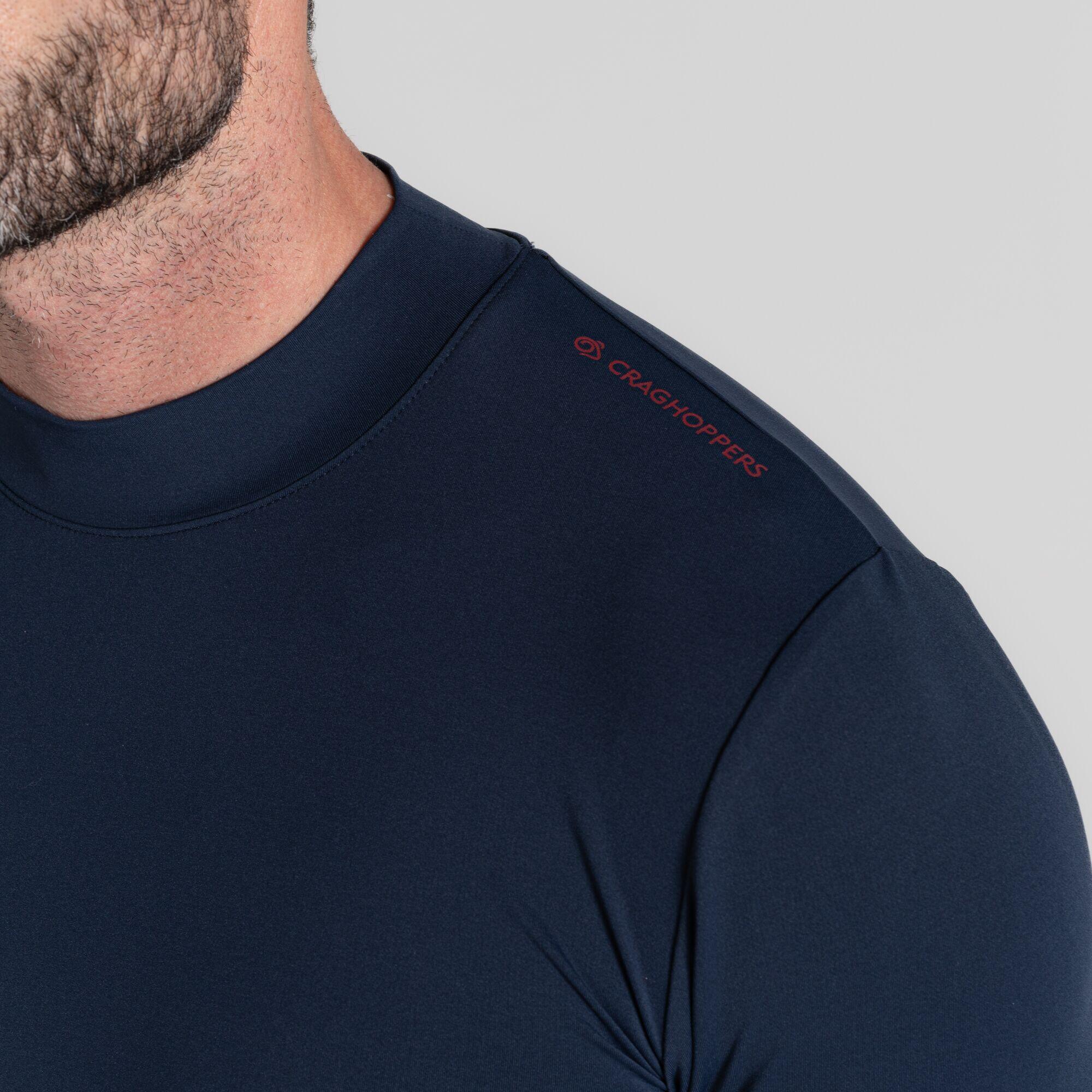 Mens Golf NosiLife Long Sleeved Mock Neck Top 3/6