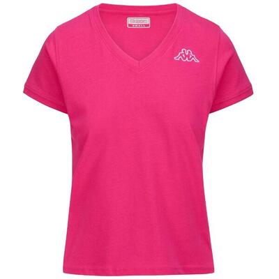 t-shirt da donna in cotone blu da fitness