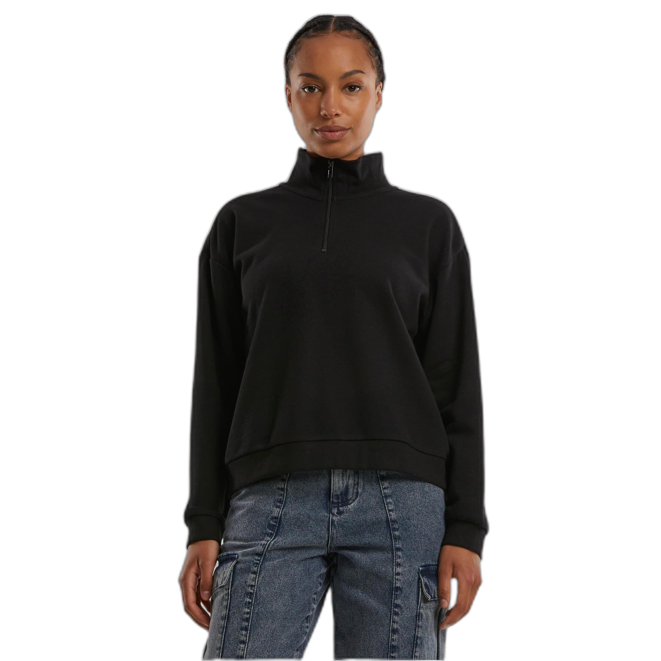 Felpa da donna Urban Classics Troyer 1/3