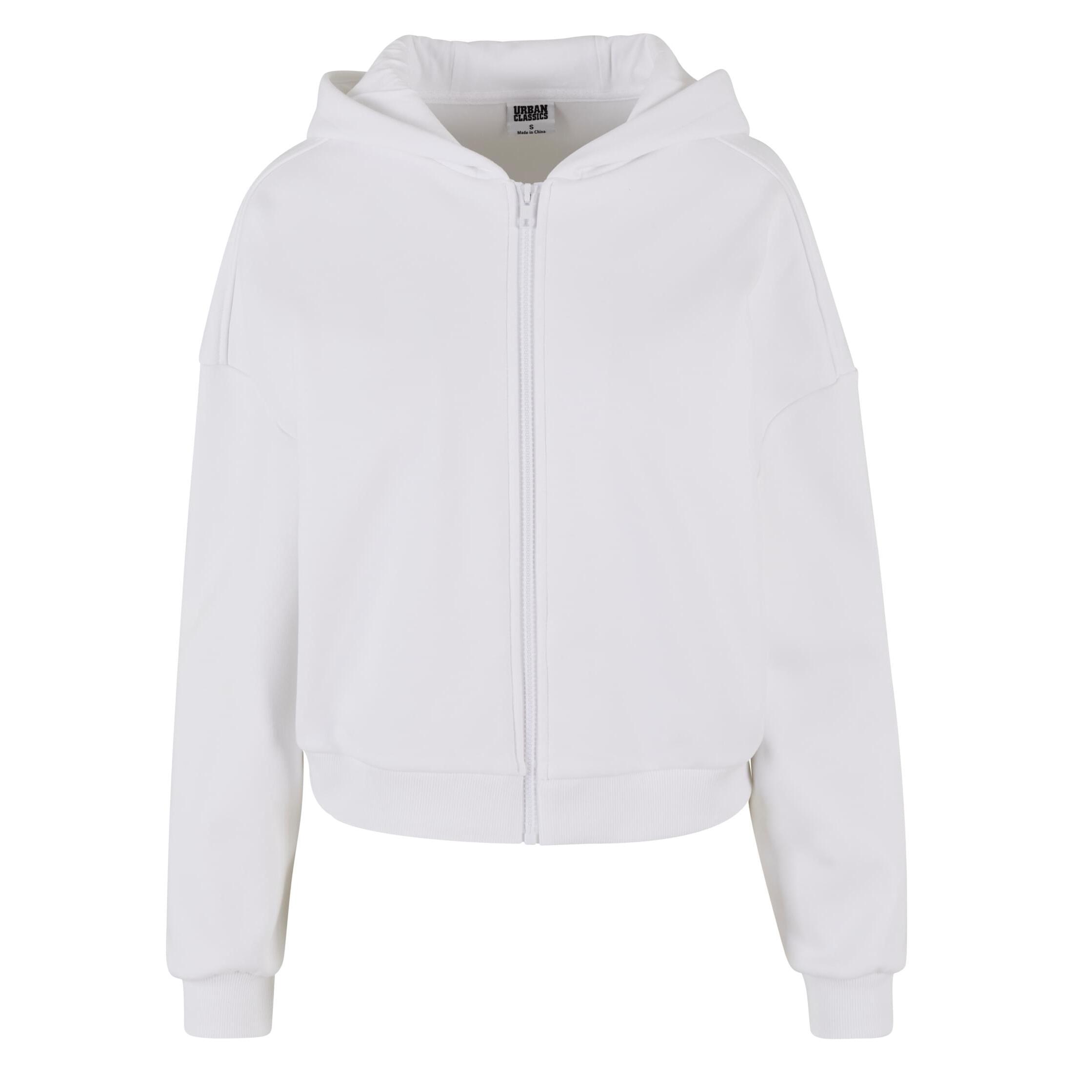 URBAN CLASSICS Women's short zip-up hooded sweatshirt Urban Classics Cozy