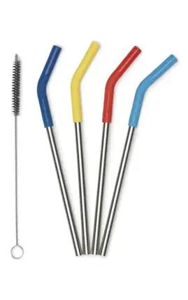 Klean Kanteen Paquet de 4 pailles - 8mm - Multi Colour