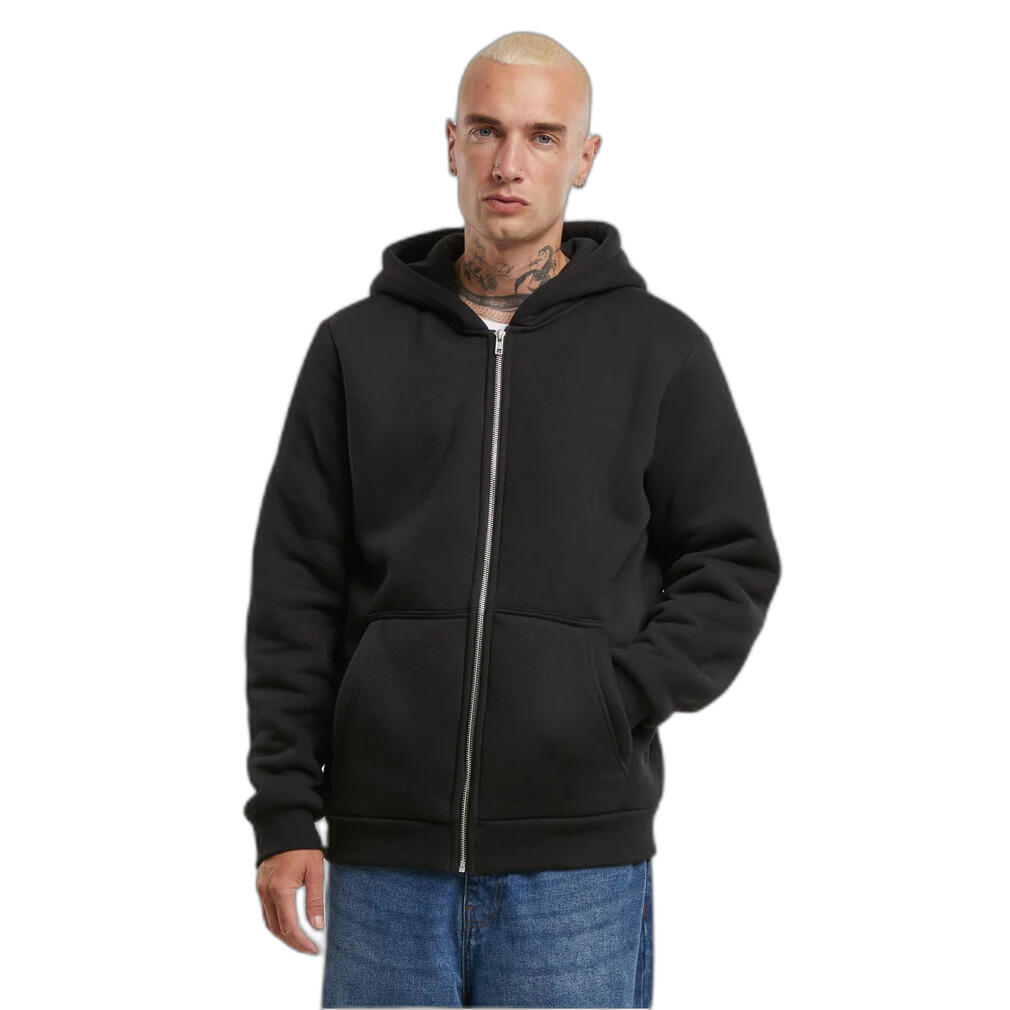 URBAN CLASSICS Felpa con cappuccio zip in sherpa Urban Classics