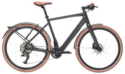 E-Citybike Skarabäus Flow E-Bike Herren Grau 28 Zoll