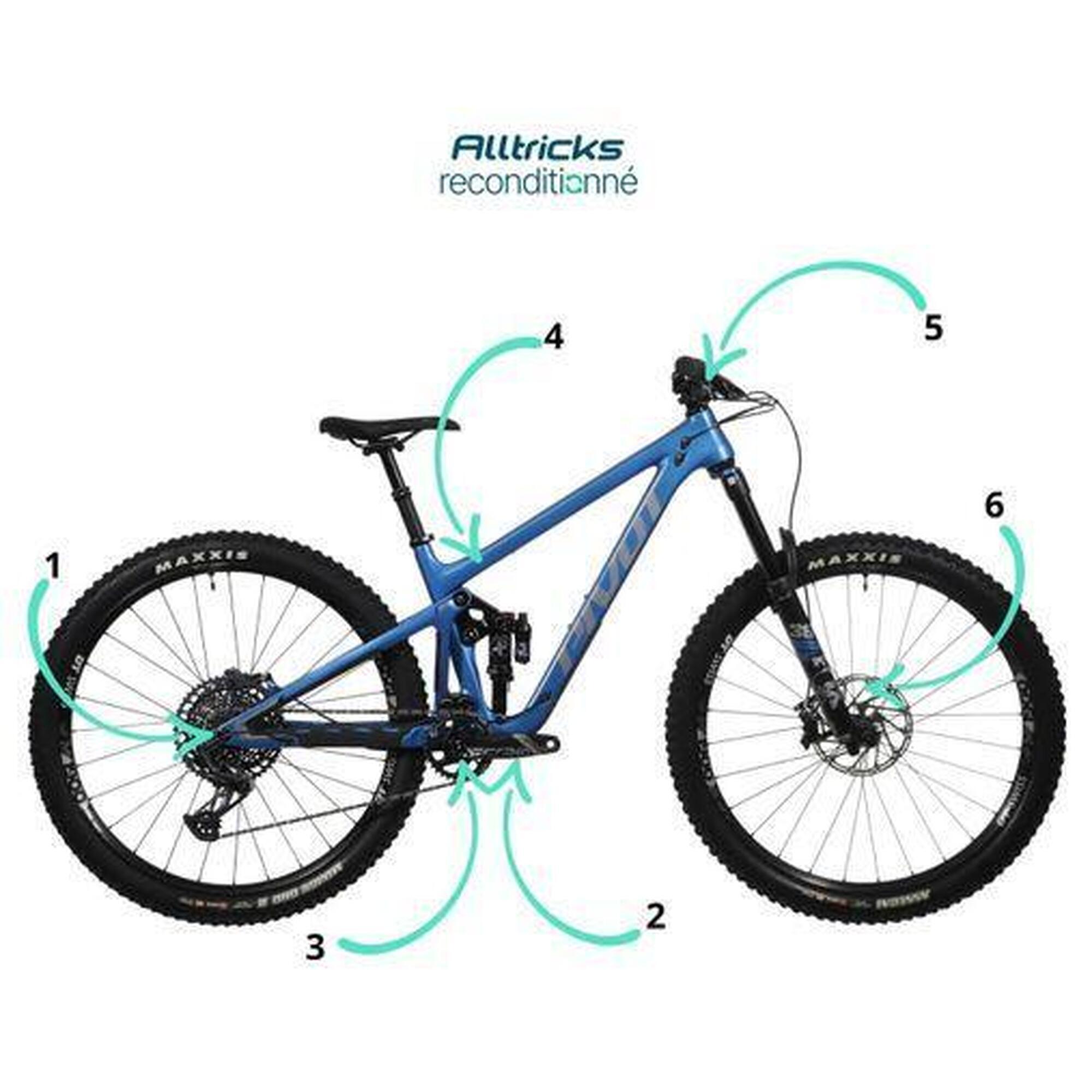 VTT Tout-Suspendu Pivot Swhitchblade Sram XO1 Eagle 12V 29' Bleu 2023
