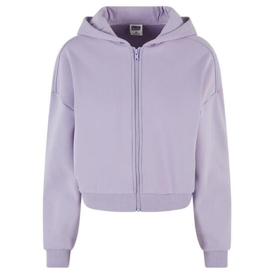 Sweatshirt à capuche court et zippé femme Urban Classics Cozy