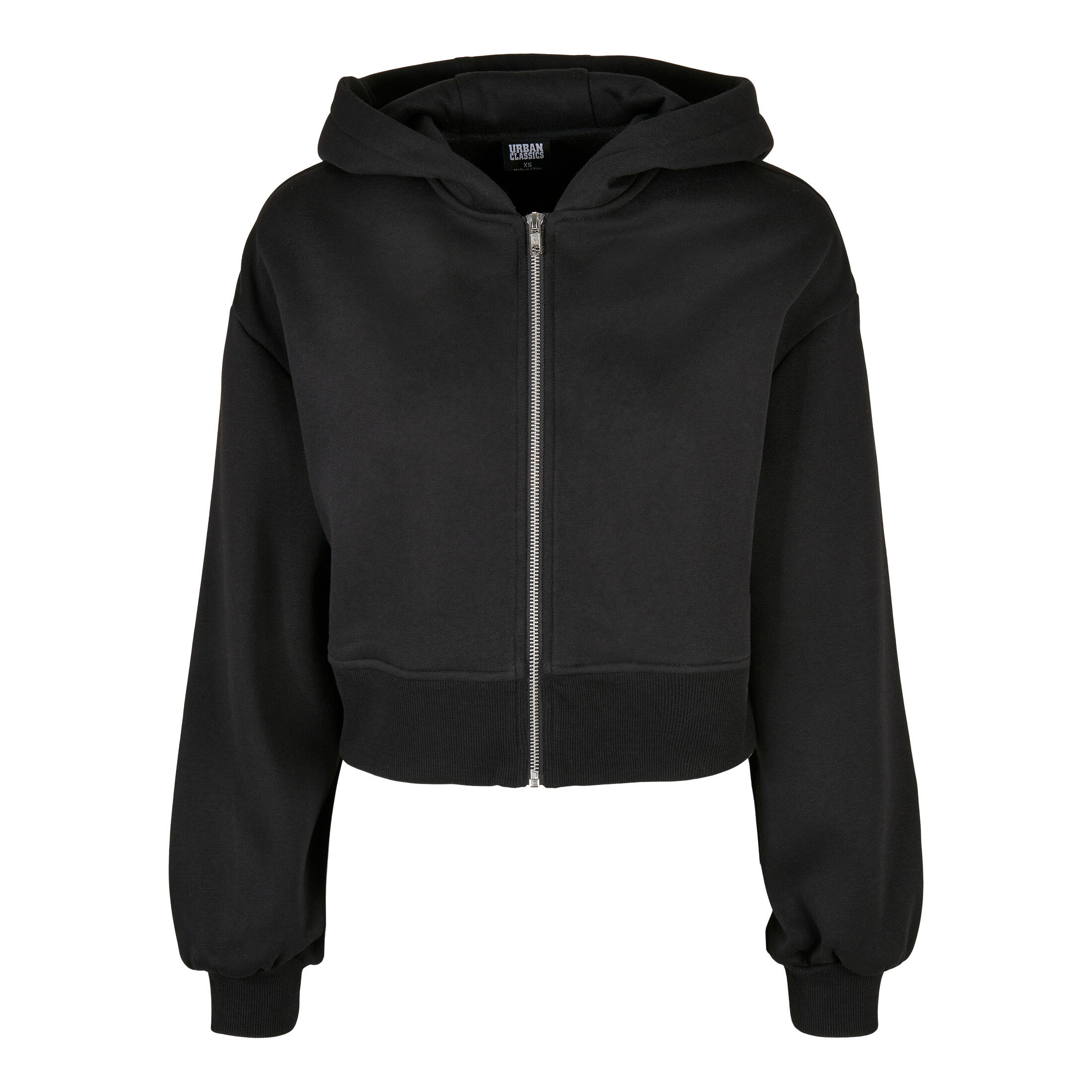 Urban Classics - Sweatshirt À Capuche Courte Zippée Femme Urban Classics Oversized - Sweat-shirt - Noir - 48 Xl - Decathlon