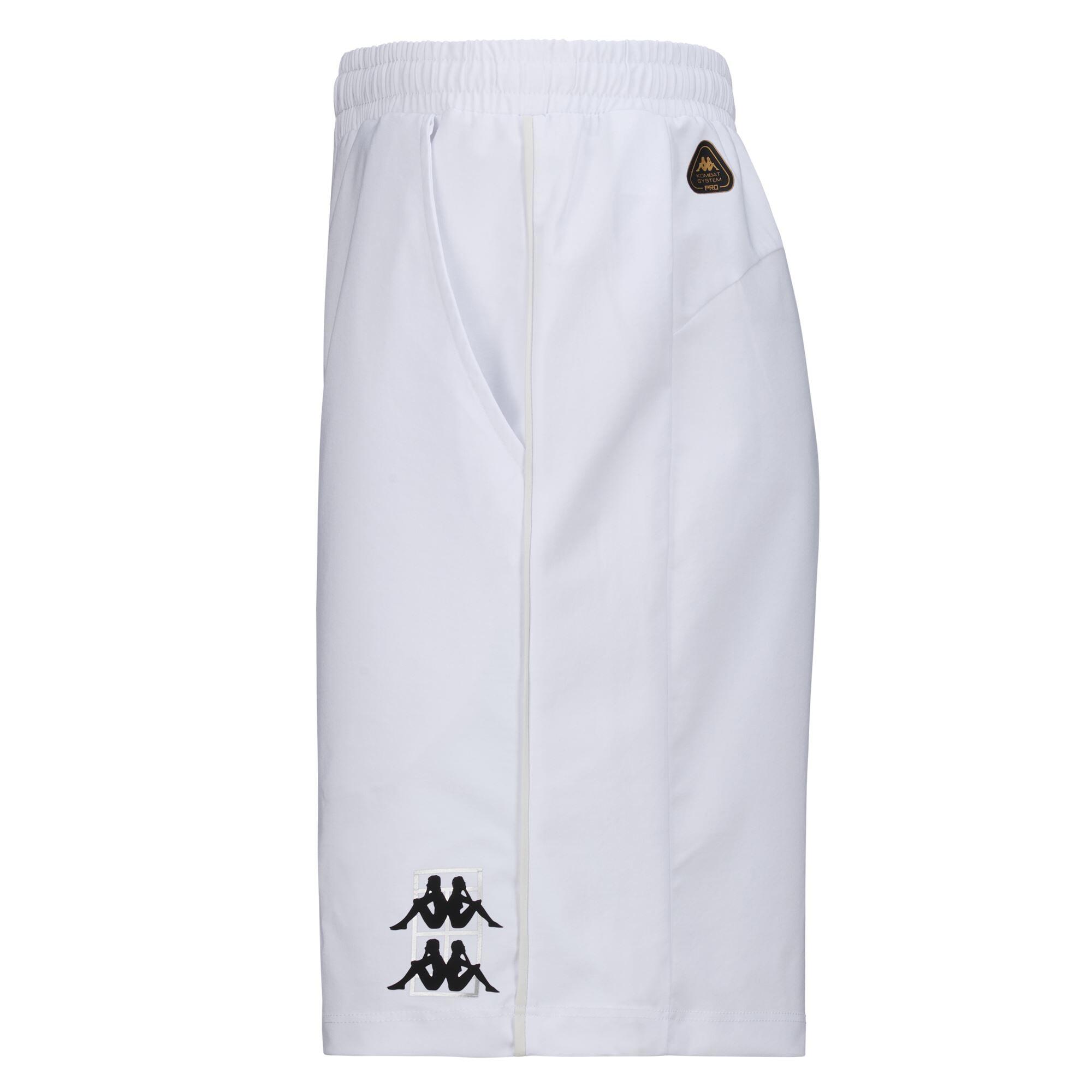 Pantaloncini sportivi da uomo in poliestere bianco da padel 2/5