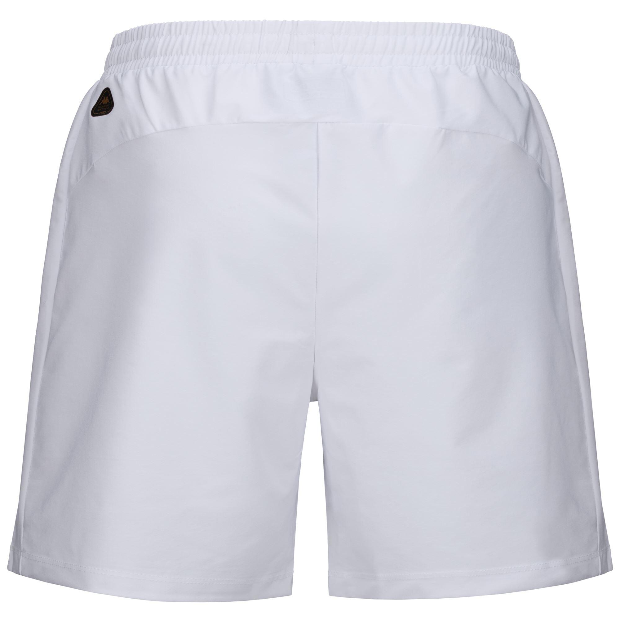Pantaloncini sportivi da uomo in poliestere bianco da padel 3/5