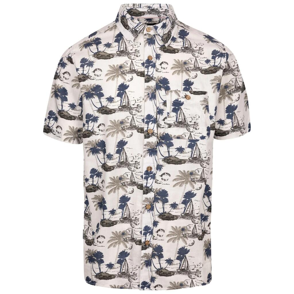 Mens Frantom Woven Casual Shirt (Off White)