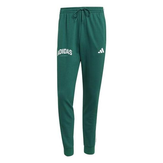 Pantalone uomo adidas 3-stripes - verde