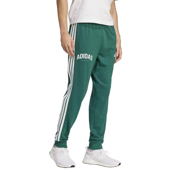 Pantalone uomo adidas 3-stripes - verde 5/5