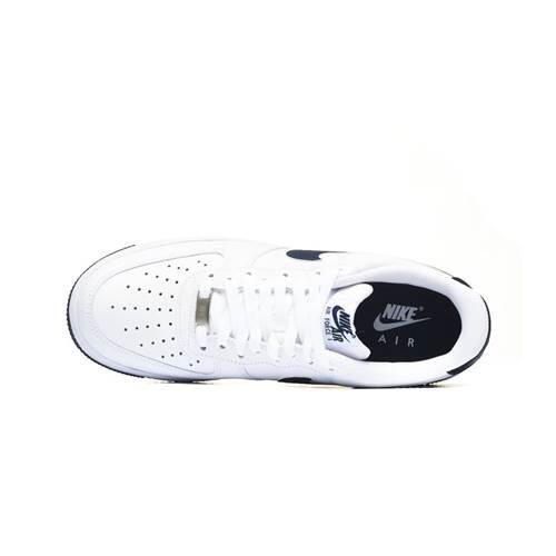 Chaussures Nike Air Force 1 ''07 Blanc/Navy 4/6