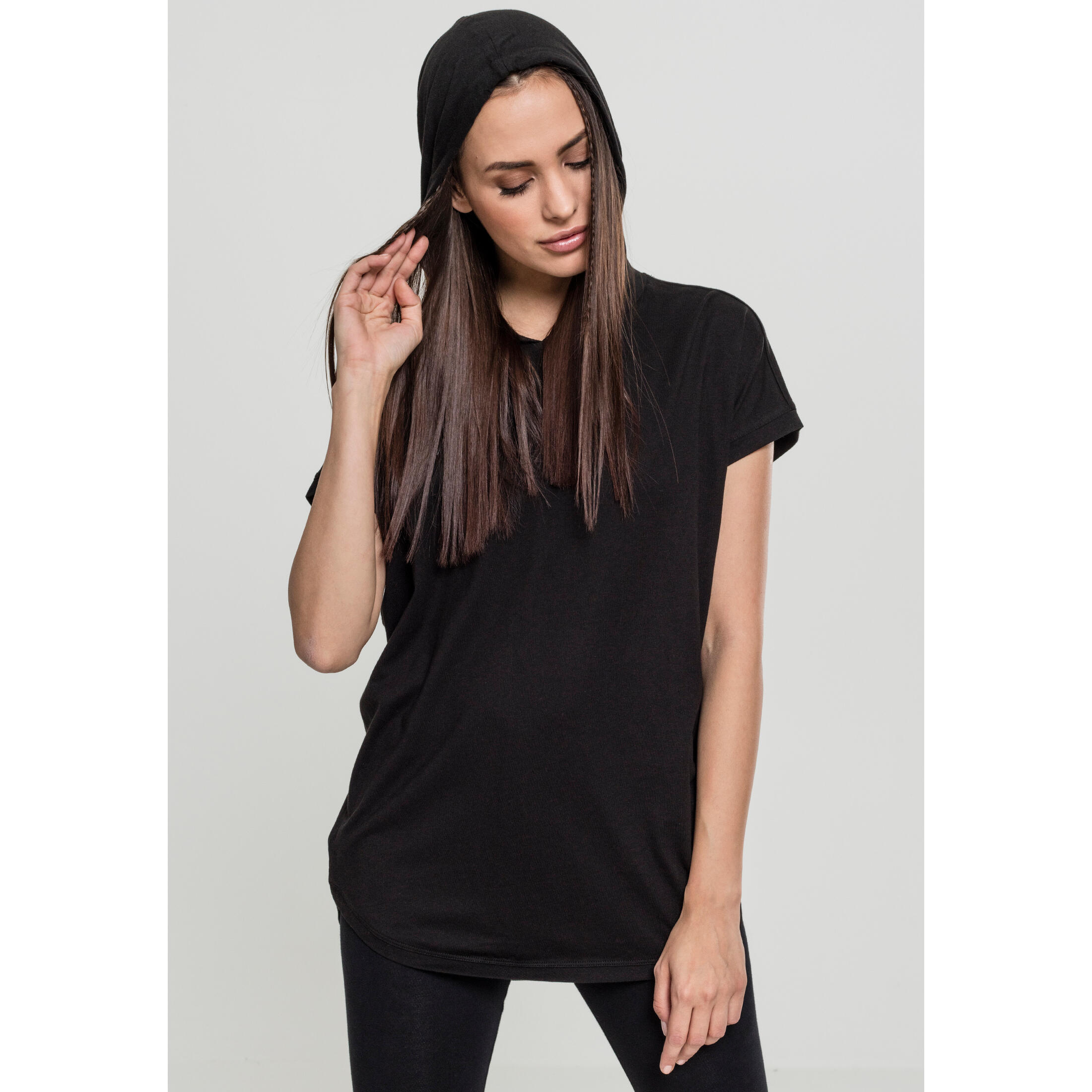 URBAN CLASSICS Felpa con cappuccio da donna Urban Classic basic