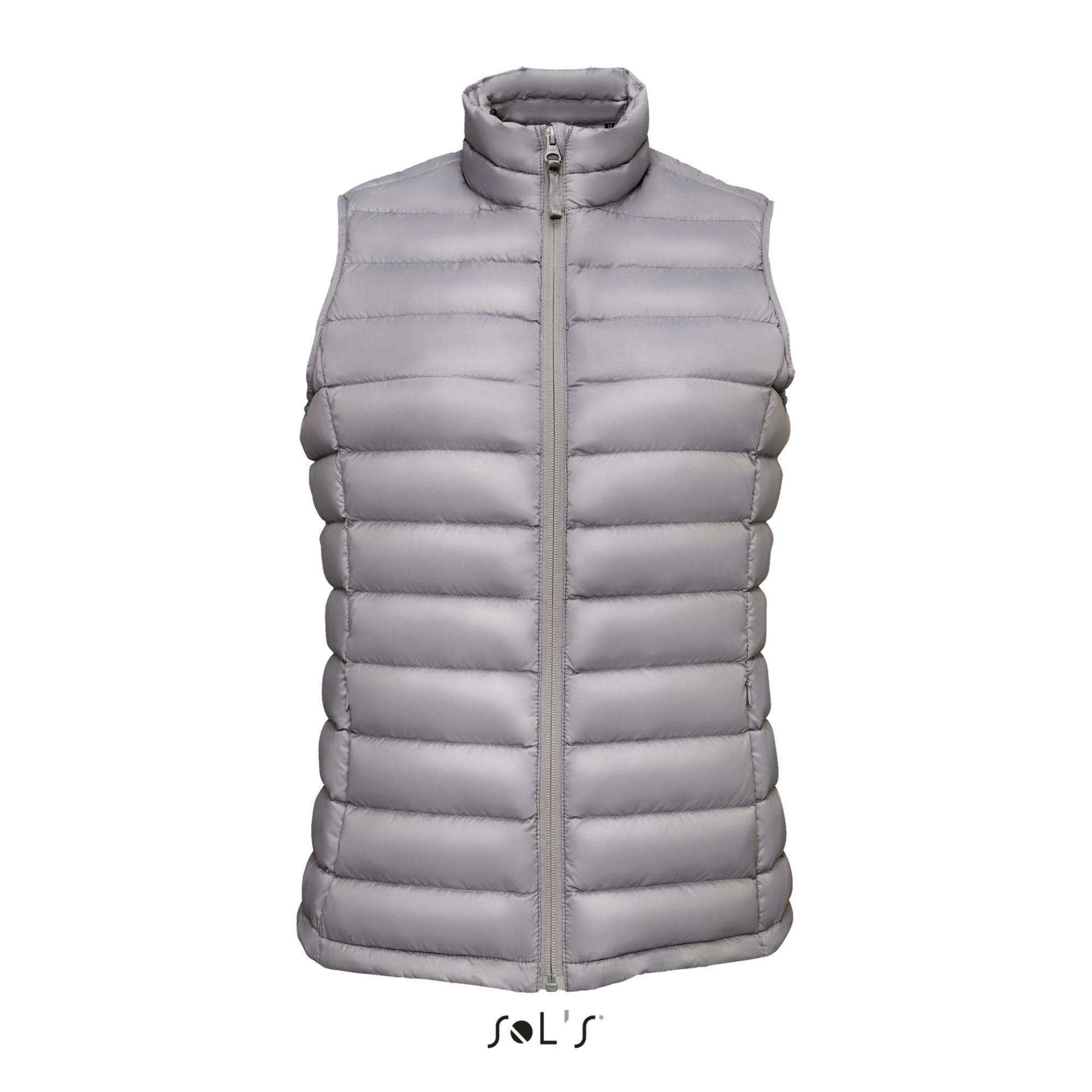 Sol's - Doudoune Sans Manche Femme Sol's Wilson Bw - Doudoune Synthétique - Gris - 48 Xl - Decathlon