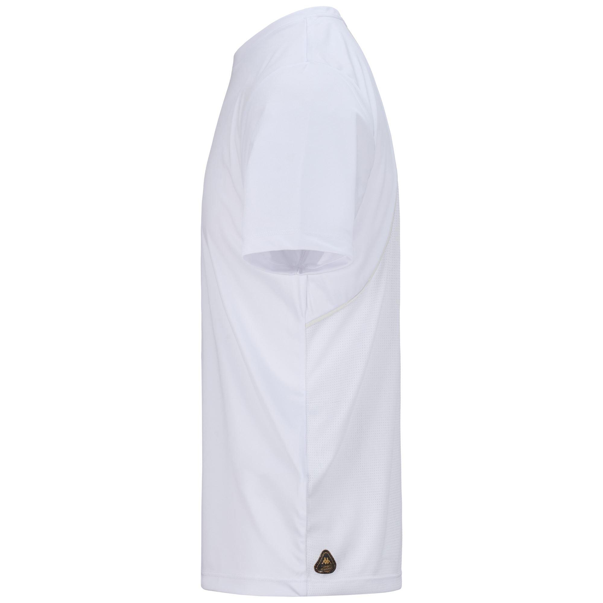 T-shirt da uomo in poliestere bianco da padel 2/5