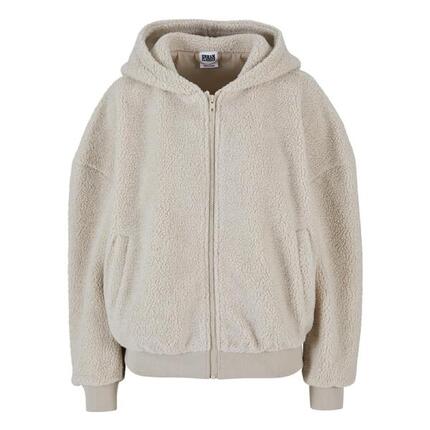 Damska bluza z kapturem zapinana na zamek Urban Classics Oversize Sherpa