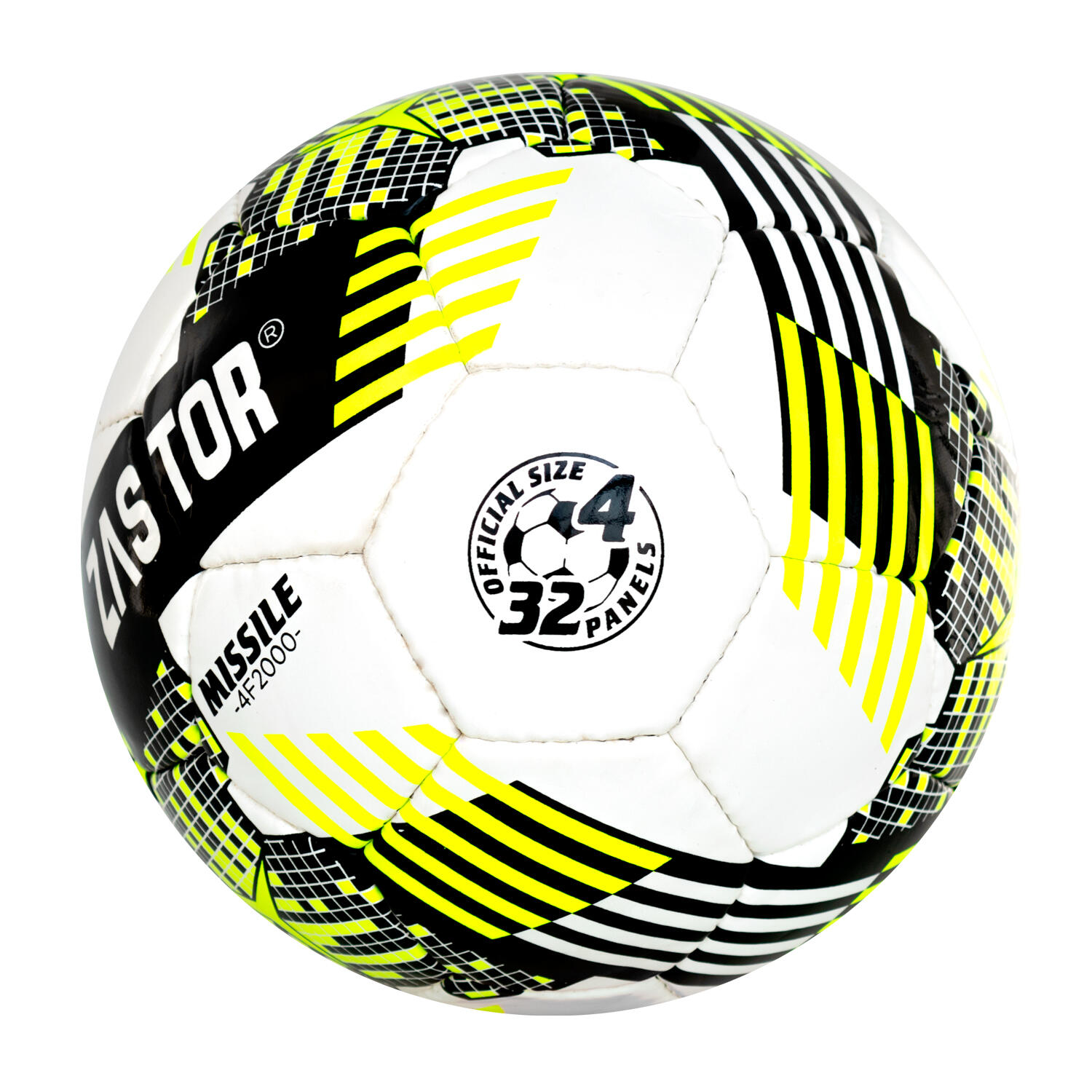 Pack 12 Balones Fútbol Zastor Missile Yellow T-4 4/4