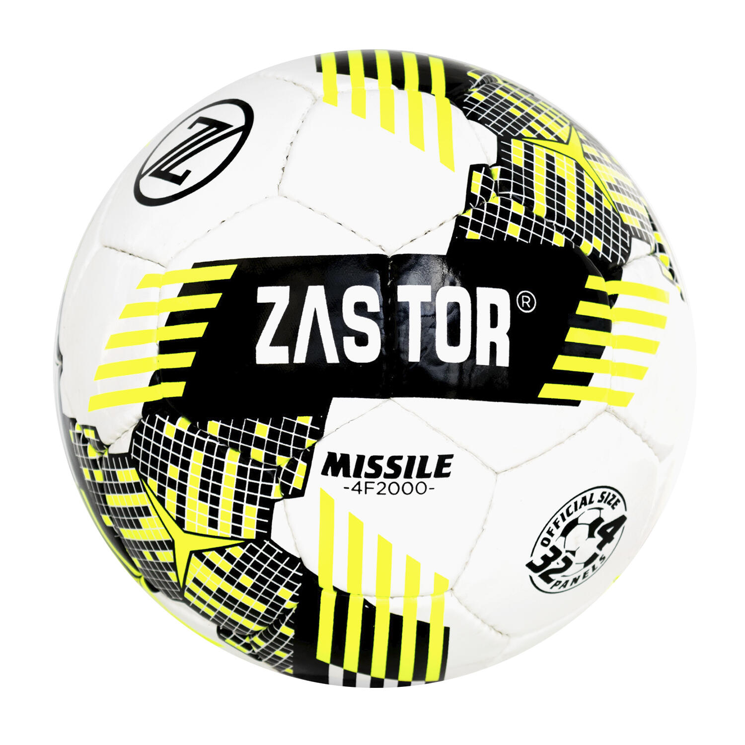 Pack 12 Balones Fútbol Zastor Missile Yellow T-4 2/4