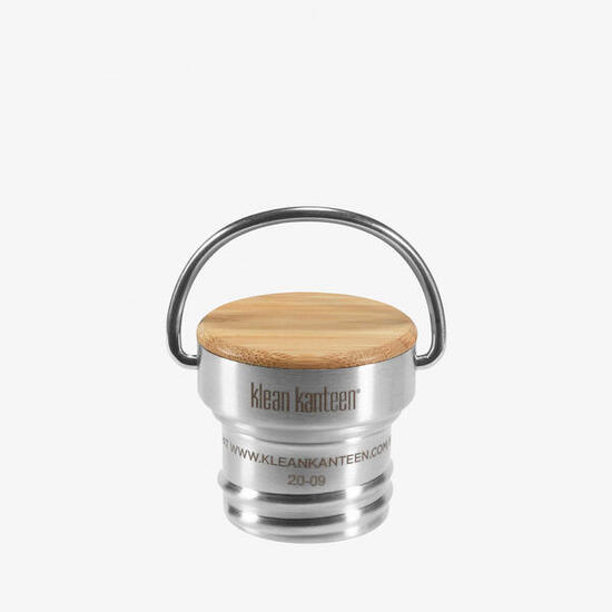Klean Kanteen Bouchon en bambou - bale pour bouteilles classiques - Inox brossé