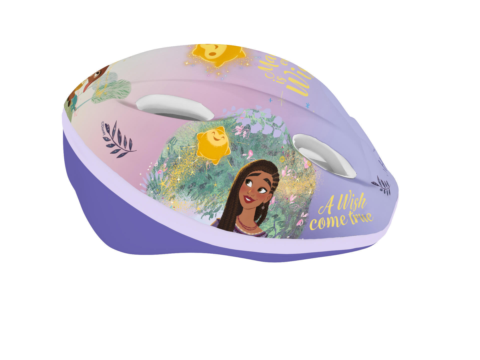 Kask rowerowy dla dziewczynek Disney Wish Fioletowy 52-56 cm 5/7