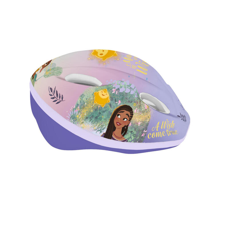 Dívčí cyklistická helma Dětská helma Disney Wish Fialová 52-56 cm