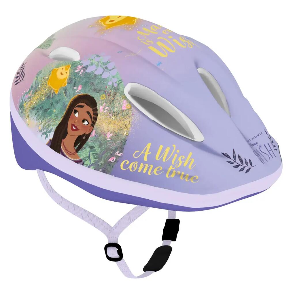 Детска каска Disney Wish, лилава, 52-56 см