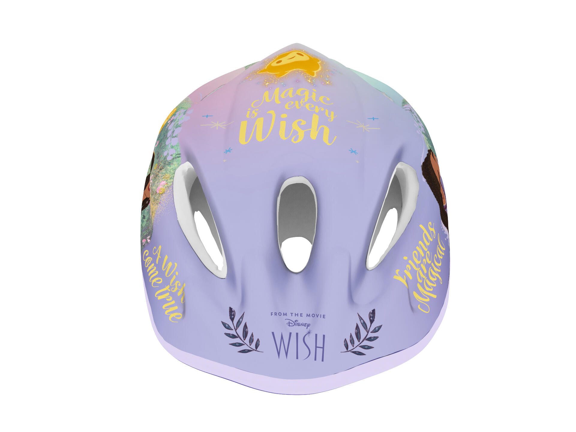 Kask rowerowy dla dziewczynek Disney Wish Fioletowy 52-56 cm 6/7