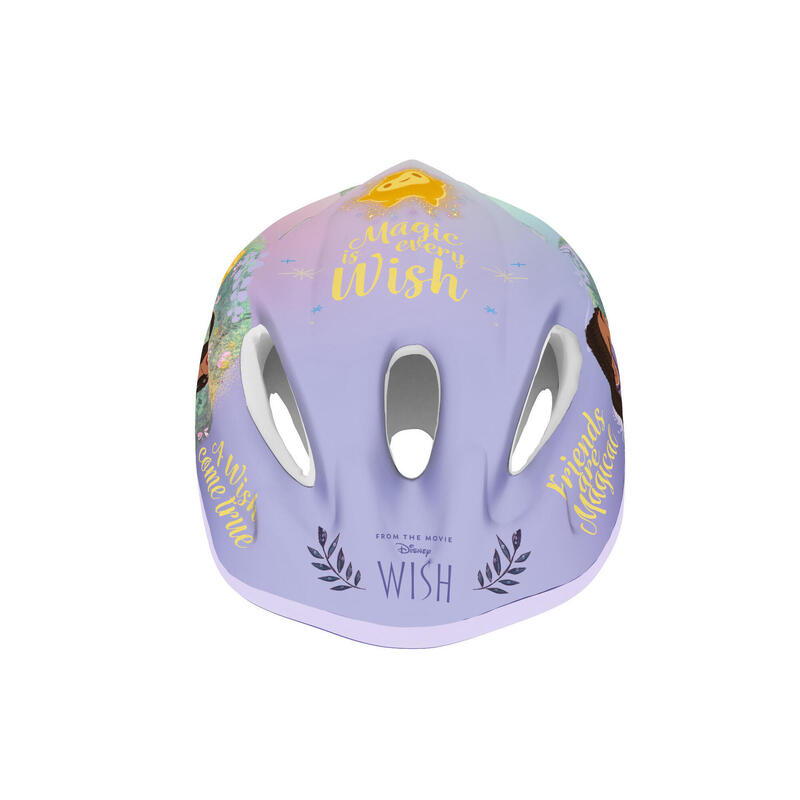 Dívčí cyklistická helma Dětská helma Disney Wish Fialová 52-56 cm