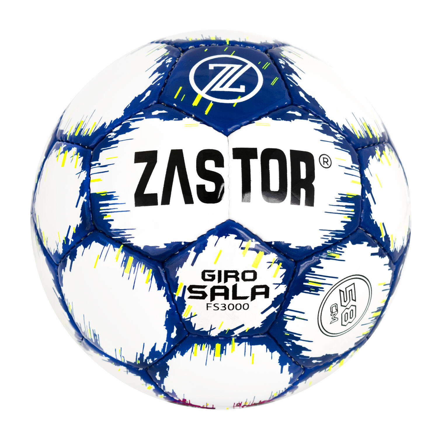 Pack 12 Balones Fútbol Sala Zastor Giro Blue T-58 2/4