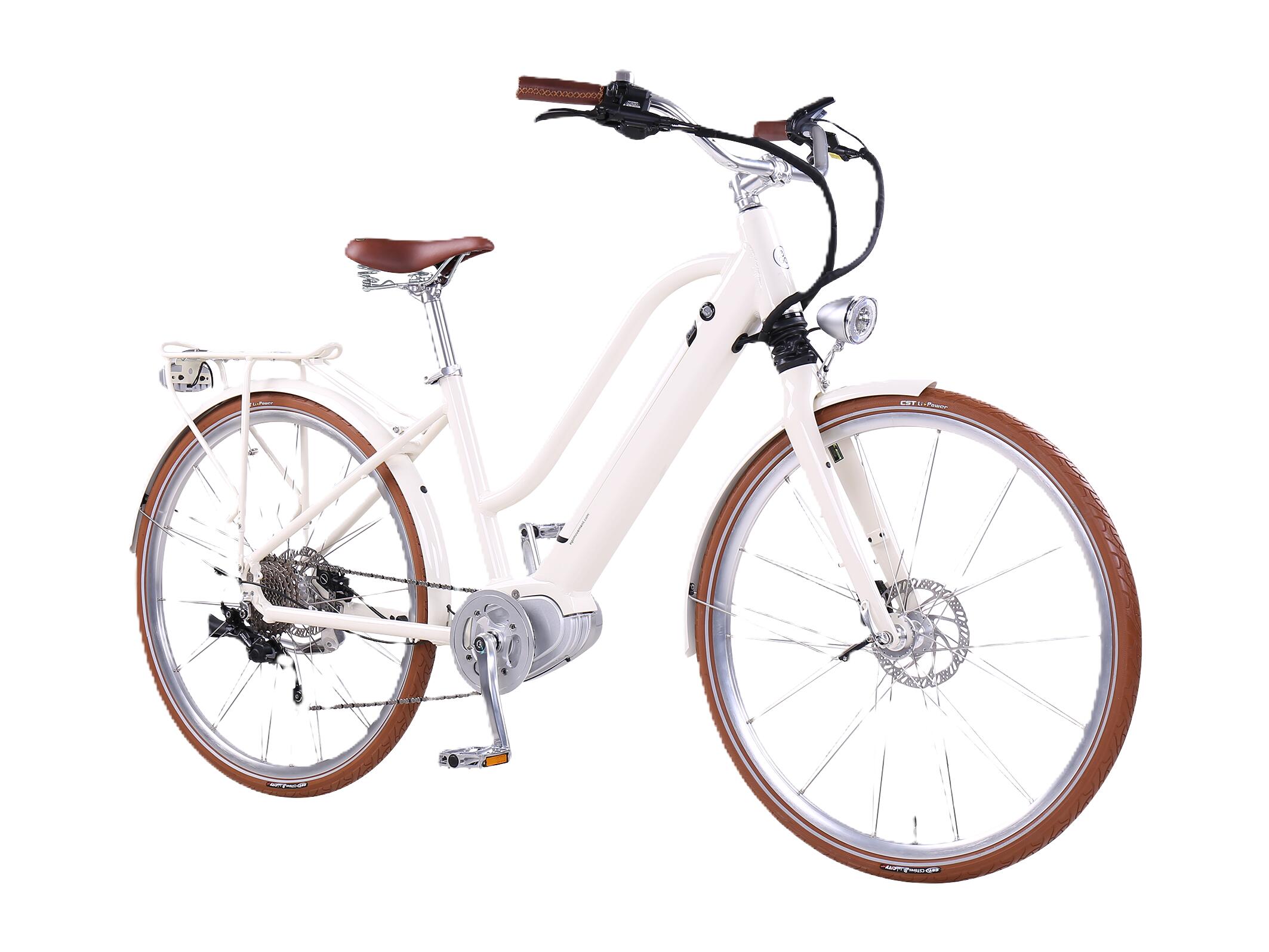 E-Citybike Cleopatra 3.5 E-Bike Damen 45 cm Weiß 28 Zoll 2/4