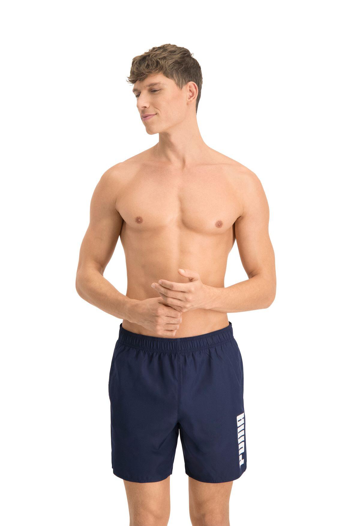 Zwembroek Heren Mid Shorts Marine 5/7