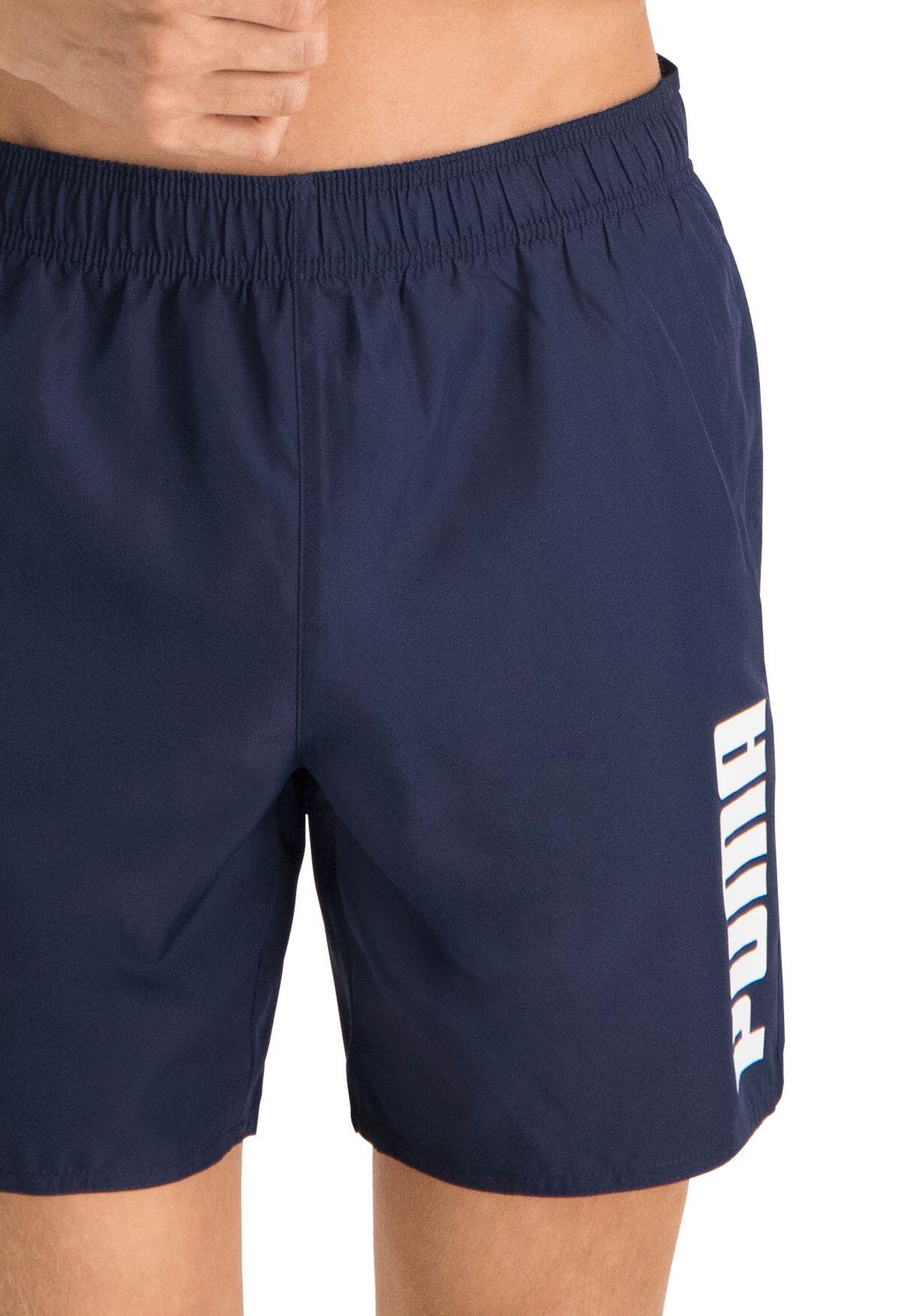 Zwembroek Heren Mid Shorts Marine 3/7