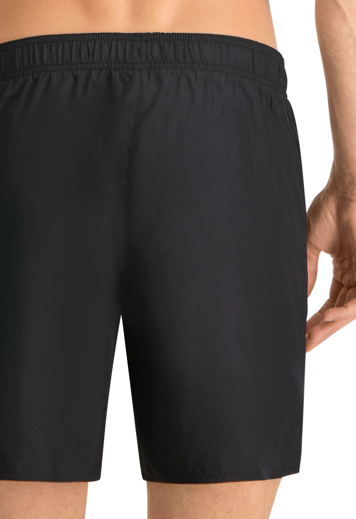 Zwembroek Heren Mid Shorts Zwart 4/6
