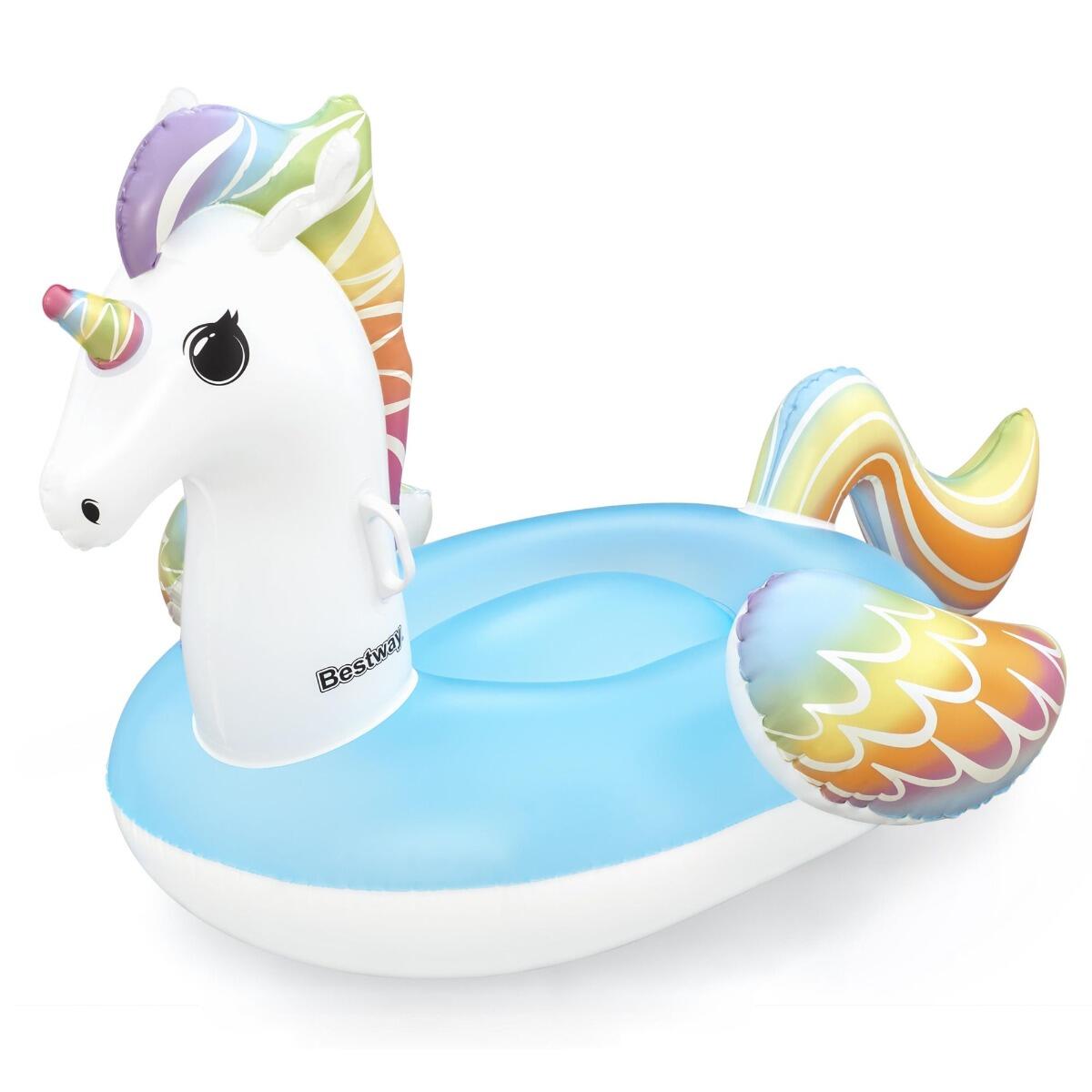 Bestway Inflatable Unicorn for Kids, Giant Inflatable Ride-On for ...