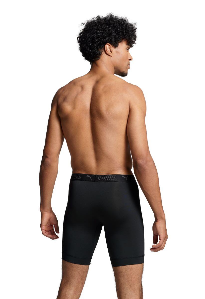 Sport Boxershorts Microfiber Long 2-pack Zwart 4/6
